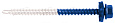 Приобрести недорогой Саморез 4,8х70 ПРЕМИУМ RAL5005 (синий насыщенный) от Компании Металл Профиль.